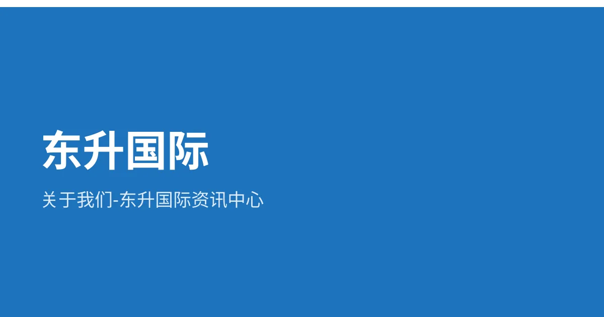 关于我们-东升国际资讯中心